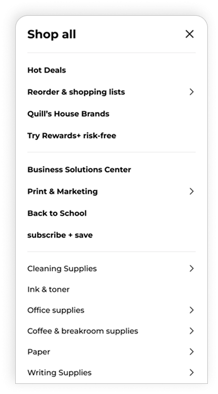 Original Quill Shop All navigation