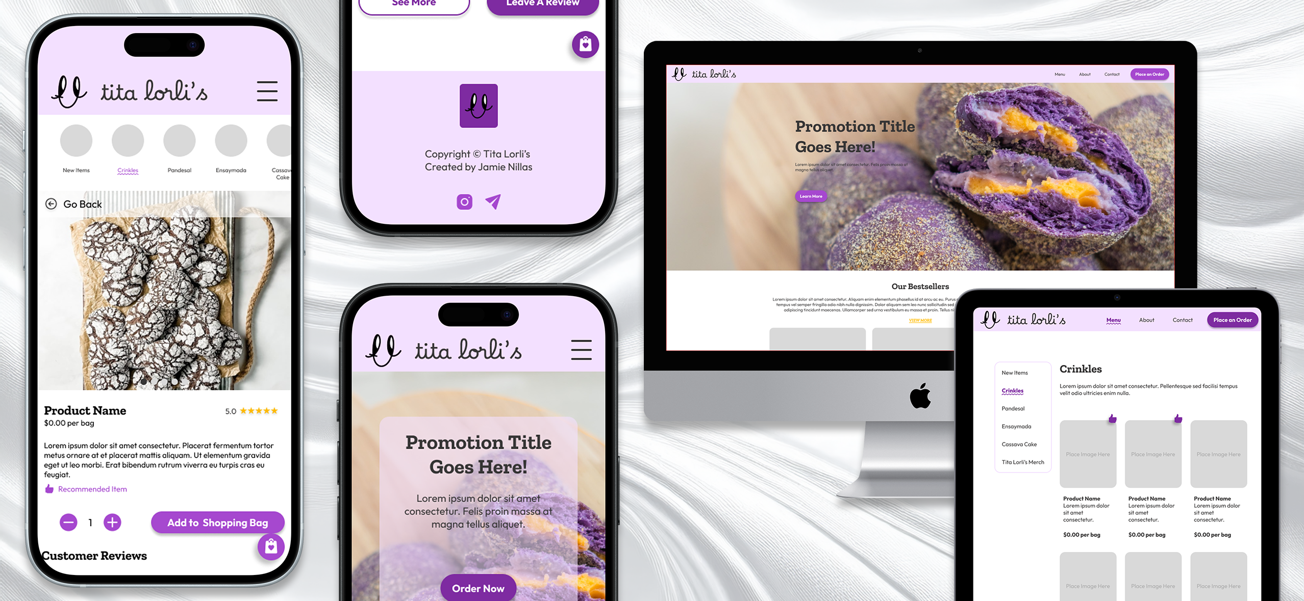 TL Design System Mockups