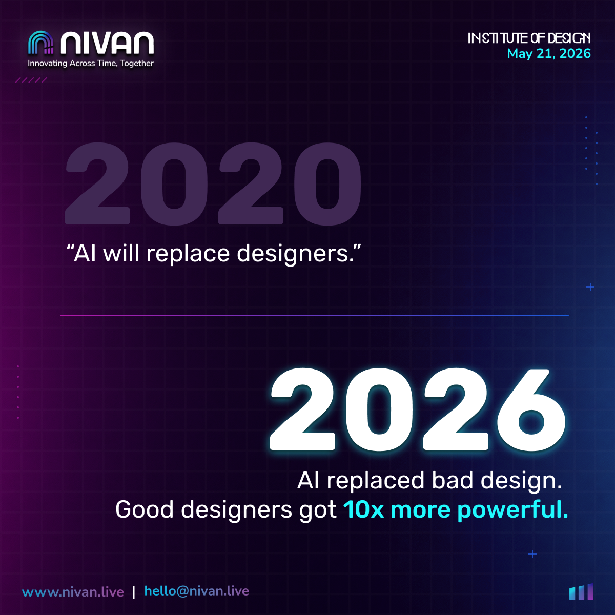 Nivan social media graphic